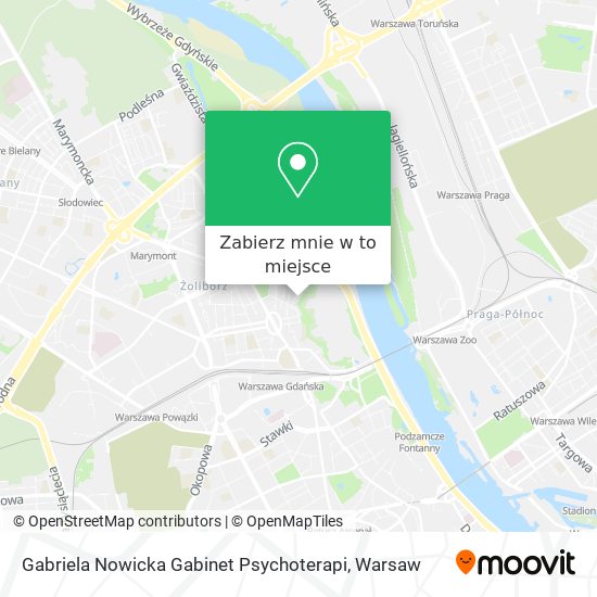 Mapa Gabriela Nowicka Gabinet Psychoterapi