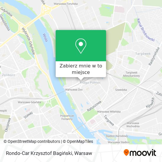 Mapa Rondo-Car Krzysztof Bagiński