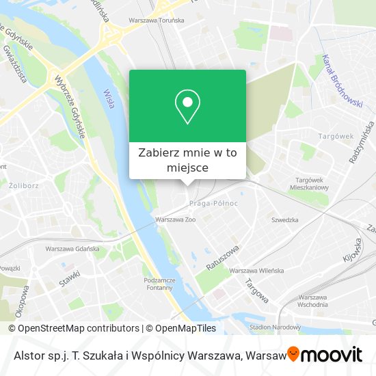 Mapa Alstor sp.j. T. Szukała i Wspólnicy Warszawa