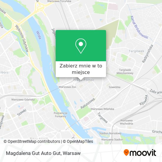 Mapa Magdalena Gut Auto Gut