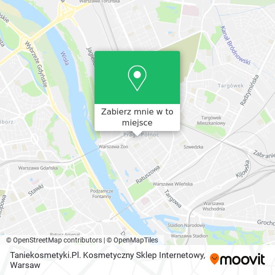 Mapa Taniekosmetyki.Pl. Kosmetyczny Sklep Internetowy