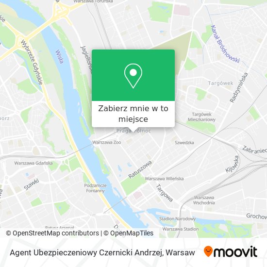 Mapa Agent Ubezpieczeniowy Czernicki Andrzej