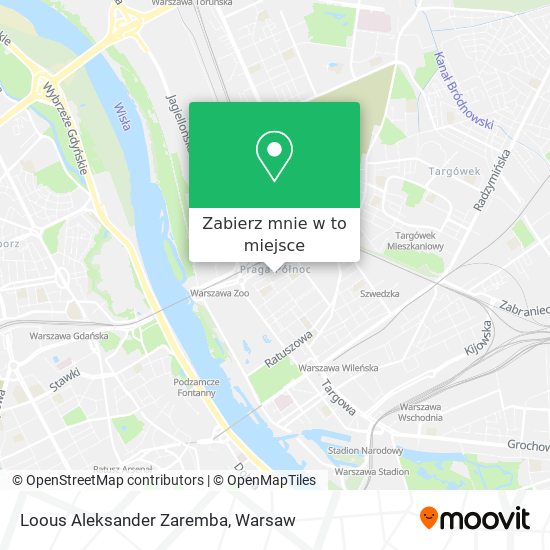 Mapa Loous Aleksander Zaremba