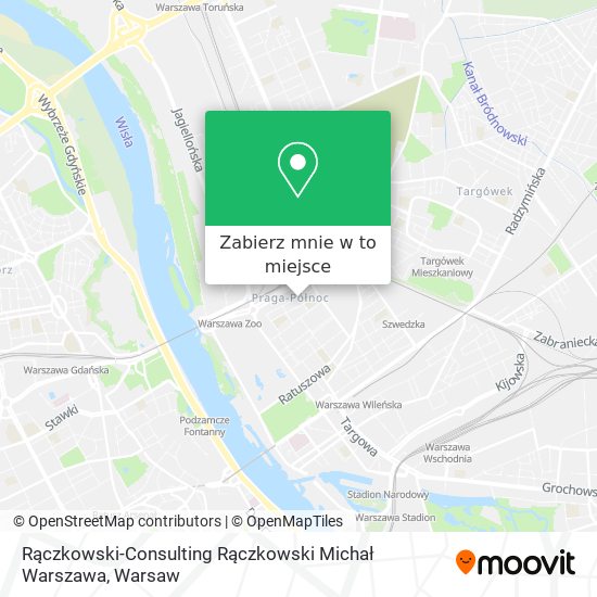 Mapa Rączkowski-Consulting Rączkowski Michał Warszawa