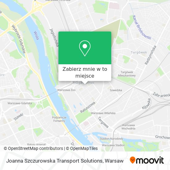 Mapa Joanna Szczurowska Transport Solutions