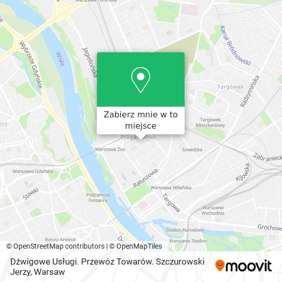 Mapa Dźwigowe Usługi. Przewóz Towarów. Szczurowski Jerzy