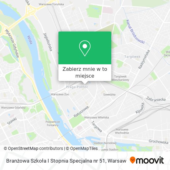 Mapa Branżowa Szkoła I Stopnia Specjalna nr 51