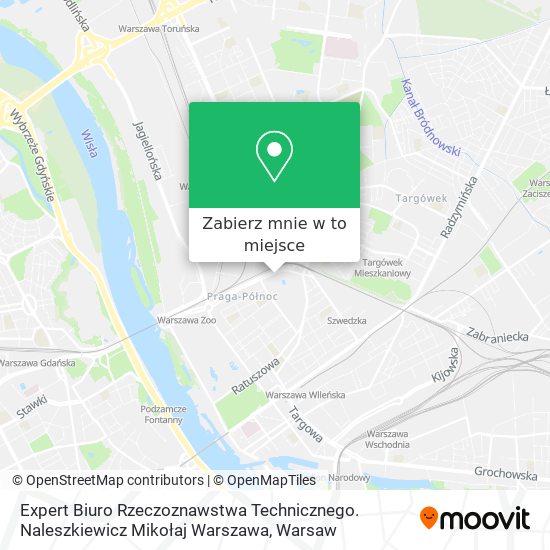 Mapa Expert Biuro Rzeczoznawstwa Technicznego. Naleszkiewicz Mikołaj Warszawa