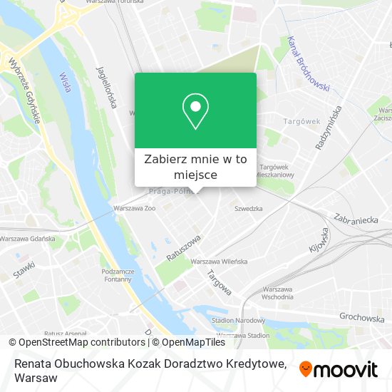 Mapa Renata Obuchowska Kozak Doradztwo Kredytowe