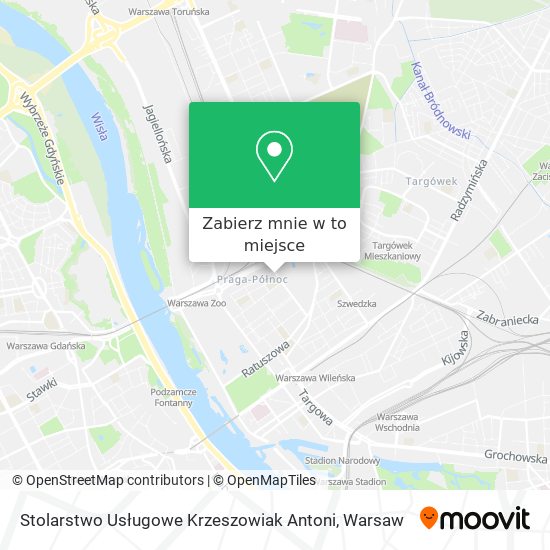 Mapa Stolarstwo Usługowe Krzeszowiak Antoni