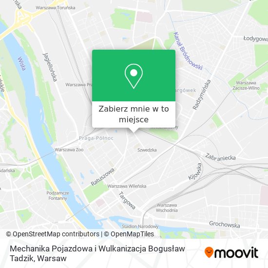 Mapa Mechanika Pojazdowa i Wulkanizacja Bogusław Tadzik