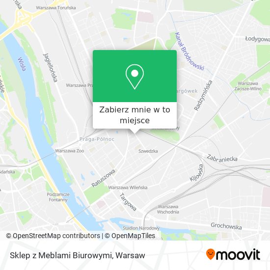 Mapa Sklep z Meblami Biurowymi