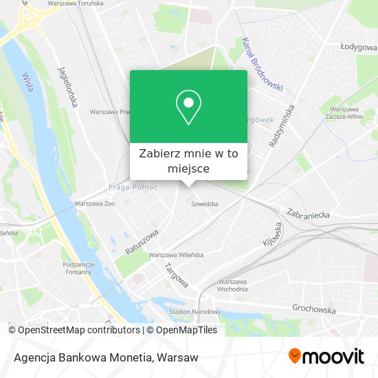 Mapa Agencja Bankowa Monetia