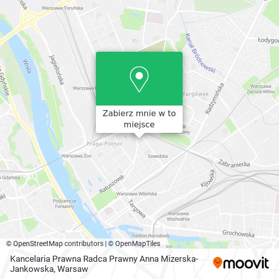 Mapa Kancelaria Prawna Radca Prawny Anna Mizerska-Jankowska