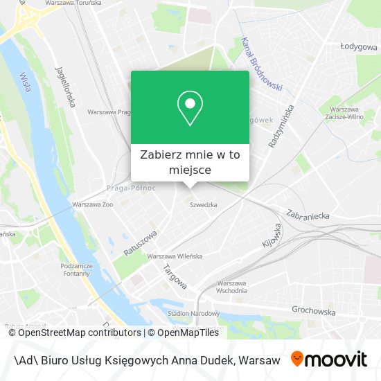 Mapa \Ad\ Biuro Usług Księgowych Anna Dudek