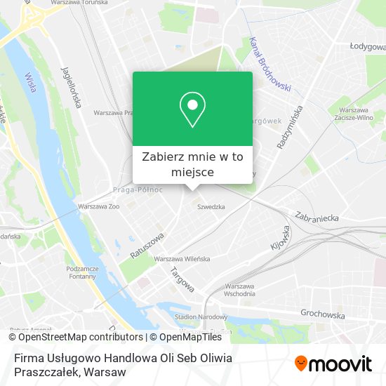 Mapa Firma Usługowo Handlowa Oli Seb Oliwia Praszczałek