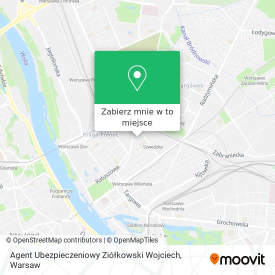 Mapa Agent Ubezpieczeniowy Ziółkowski Wojciech