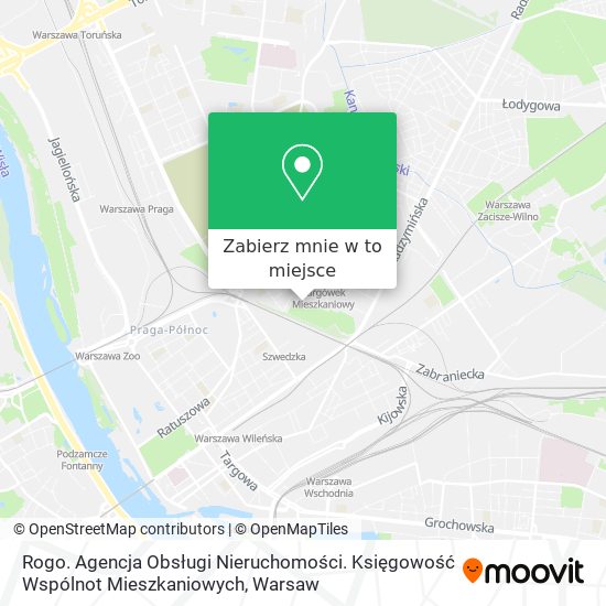 Mapa Rogo. Agencja Obsługi Nieruchomości. Księgowość Wspólnot Mieszkaniowych