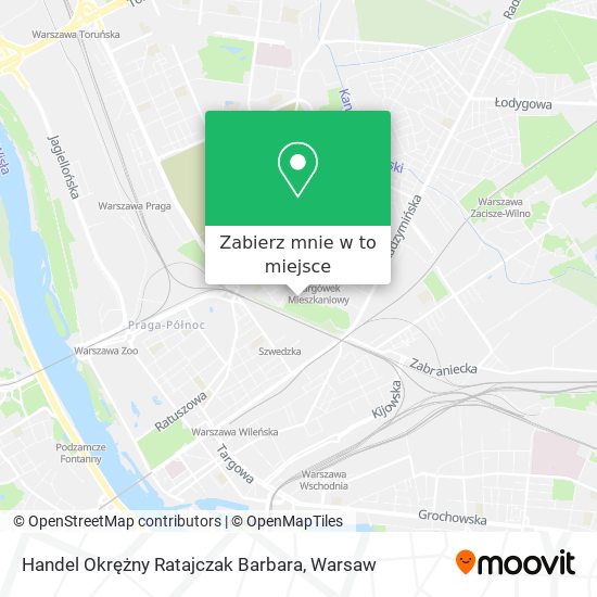 Mapa Handel Okrężny Ratajczak Barbara