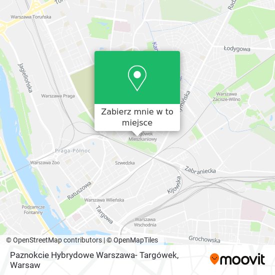 Mapa Paznokcie Hybrydowe Warszawa- Targówek