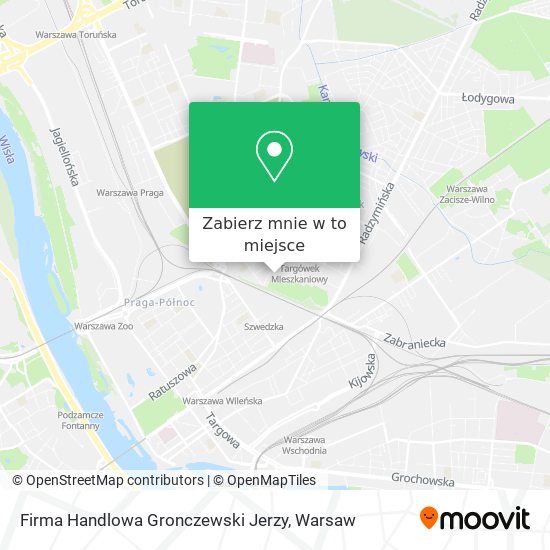 Mapa Firma Handlowa Gronczewski Jerzy