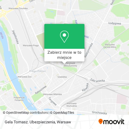 Mapa Gela Tomasz. Ubezpieczenia