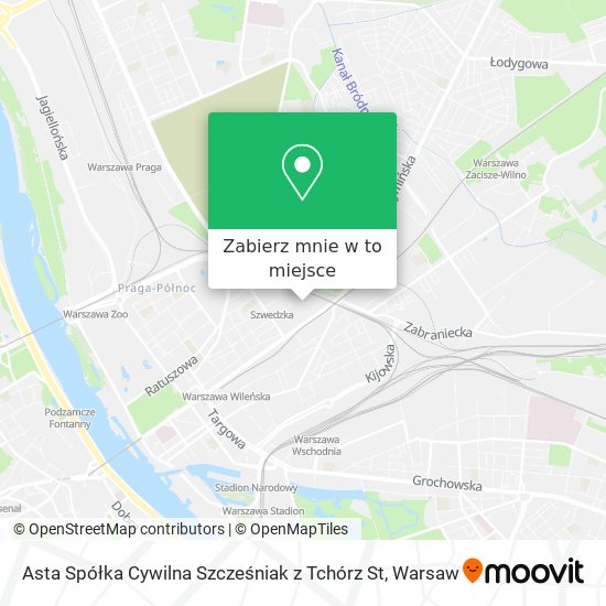 Mapa Asta Spółka Cywilna Szcześniak z Tchórz St