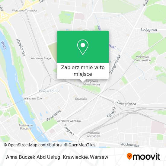 Mapa Anna Buczek Abd Usługi Krawieckie