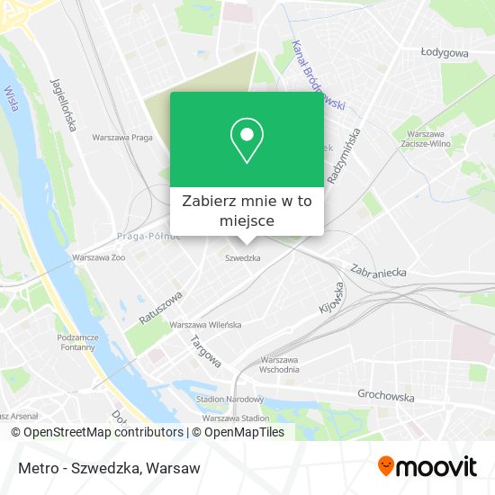 Mapa Metro - Szwedzka