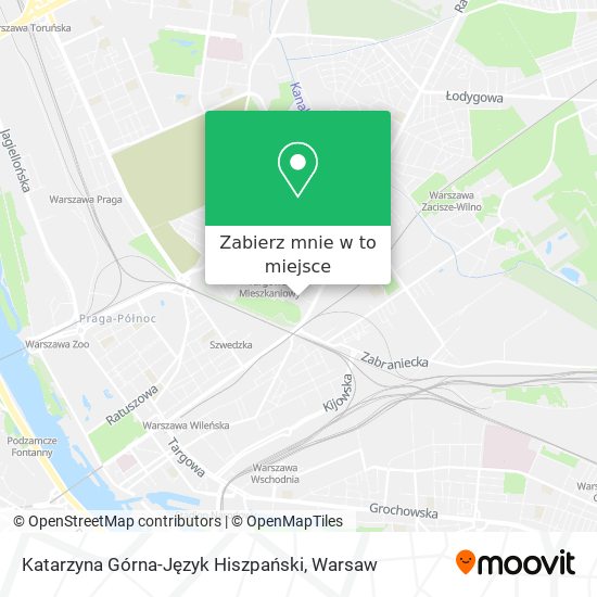 Mapa Katarzyna Górna-Język Hiszpański