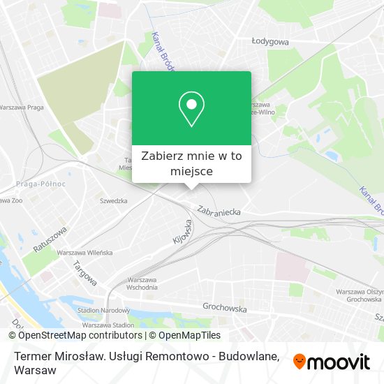 Mapa Termer Mirosław. Usługi Remontowo - Budowlane