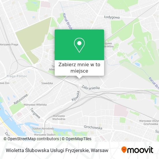 Mapa Wioletta Ślubowska Usługi Fryzjerskie