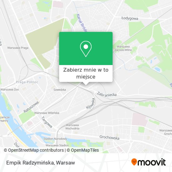 Mapa Empik Radzymińska