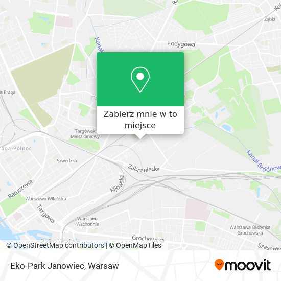 Mapa Eko-Park Janowiec