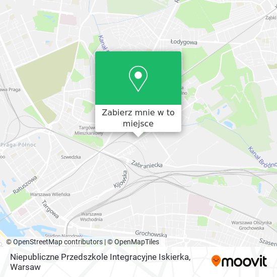 Mapa Niepubliczne Przedszkole Integracyjne Iskierka