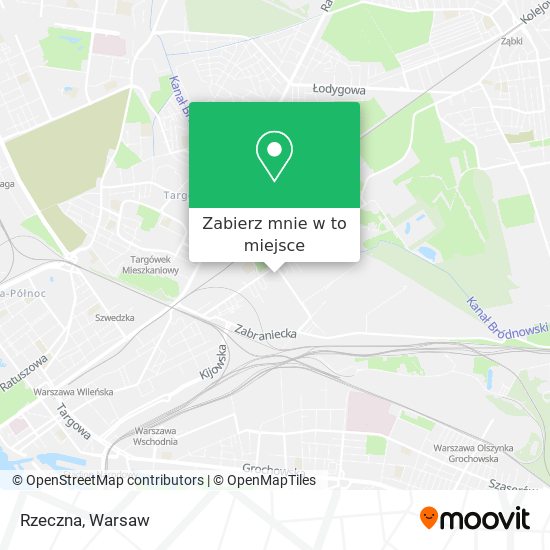 Mapa Rzeczna