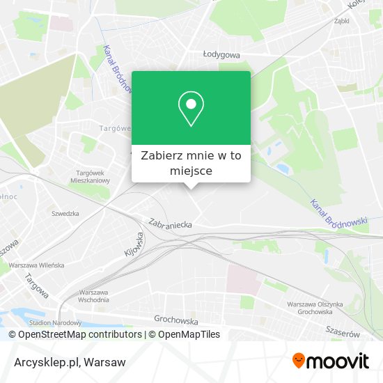 Mapa Arcysklep.pl