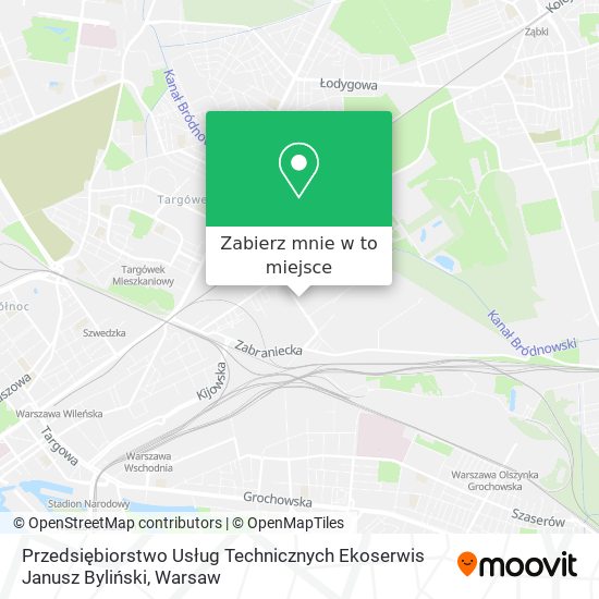 Mapa Przedsiębiorstwo Usług Technicznych Ekoserwis Janusz Byliński