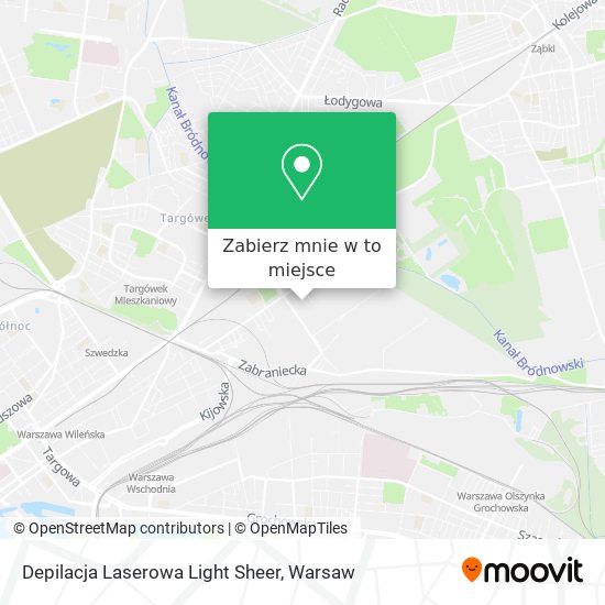 Mapa Depilacja Laserowa Light Sheer