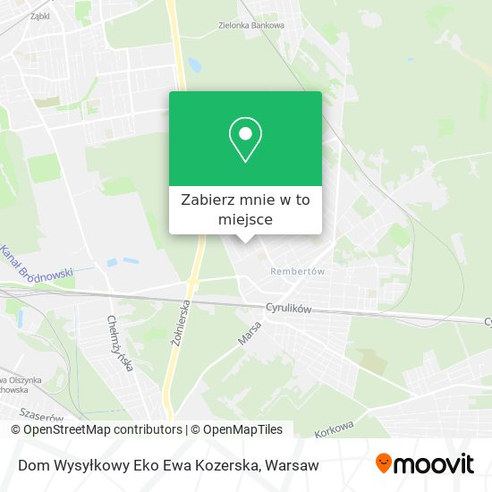 Mapa Dom Wysyłkowy Eko Ewa Kozerska