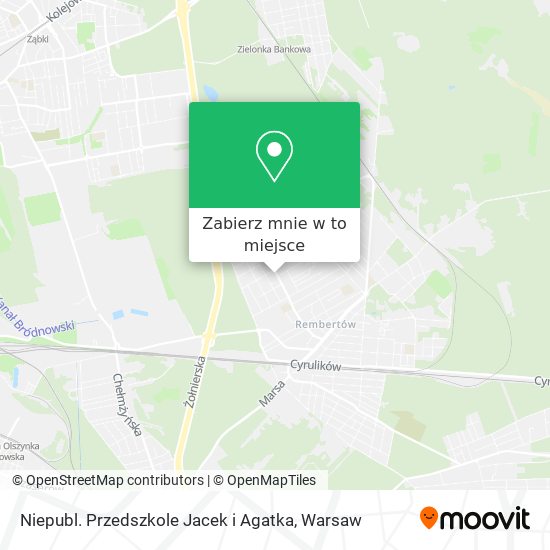 Mapa Niepubl. Przedszkole Jacek i Agatka