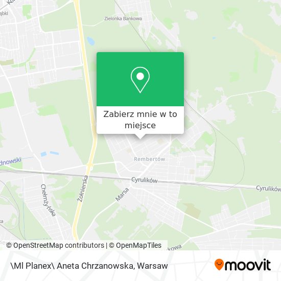 Mapa \Ml Planex\ Aneta Chrzanowska