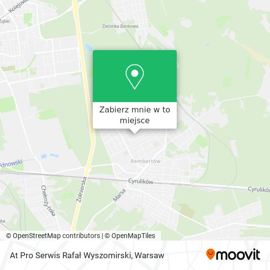 Mapa At Pro Serwis Rafał Wyszomirski