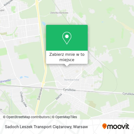 Mapa Sadoch Leszek Transport Ciężarowy