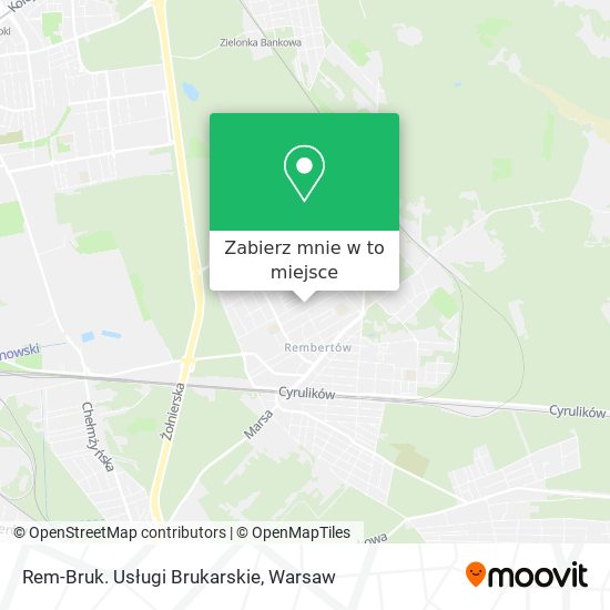 Mapa Rem-Bruk. Usługi Brukarskie