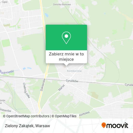 Mapa Zielony Zakątek