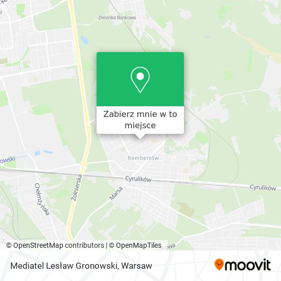 Mapa Mediatel Lesław Gronowski