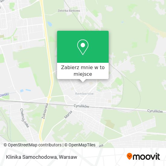 Mapa Klinika Samochodowa