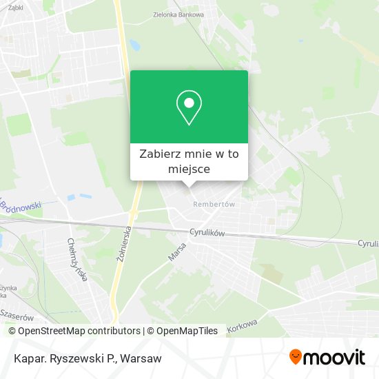 Mapa Kapar. Ryszewski P.