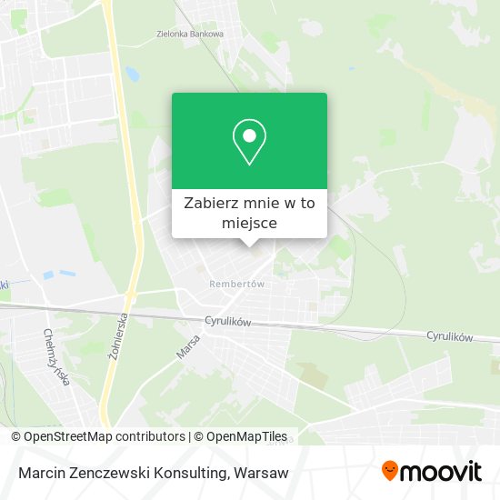 Mapa Marcin Zenczewski Konsulting